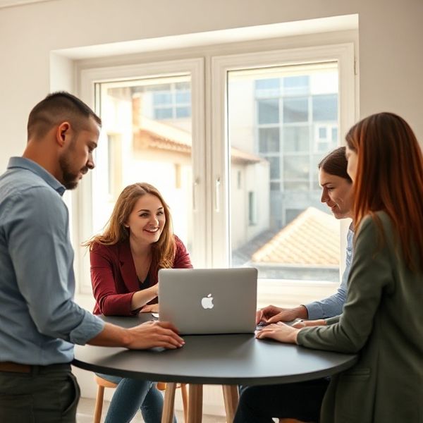 Il team di Studio di Roma in un ufficio a Trieste